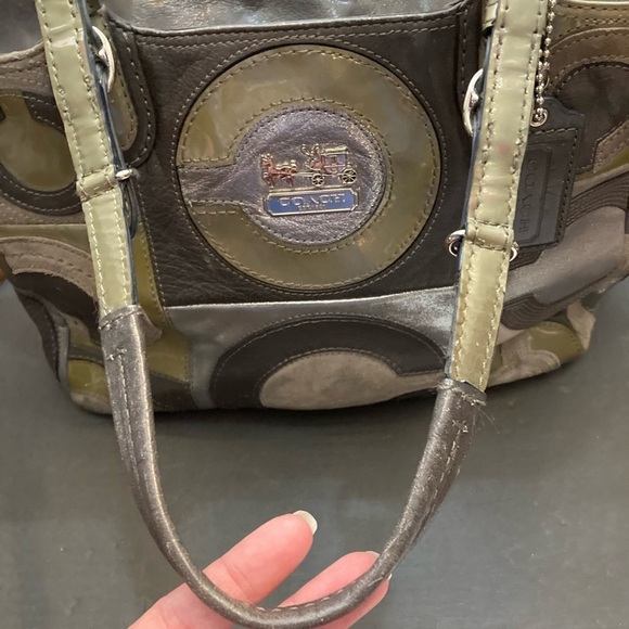 COACH MIA INLAID LOGO Handbag. 15748 PATCHWORK SHOULDERBAG tote purse​ - Picture 5 of 16